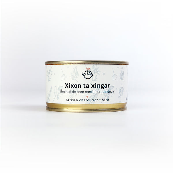 Rillette "xixon ta xingar" de porc Manex